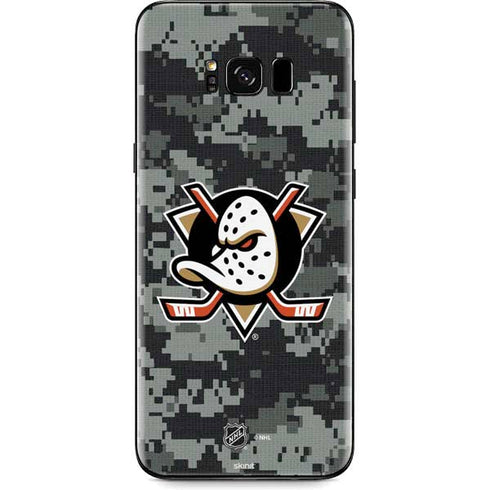 NHL Anaheim Ducks Camo Galaxy S8 Plus Skin